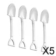 thumbnail image 1 of Cucharas Macarena Con Forma de pala Acero inoxidable 4 Uds, 1 of 8