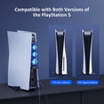 thumbnail image 2 of Cooling Fan with LED Light for PS5 Disc & Digital Editions, Efficient Cooling System, 2 of 8