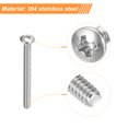 thumbnail image 4 of Uxcell #6-32x1-1/2" Pan Head Machine Screws, Stainless Steel 18-8 Screw, Pack of 25, 4 of 7