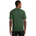 thumbnail image 2 of Sport-Tek T473 Dry Zone Short Sleeve Raglan T-Shirt , Forest Green, XL, 2 of 5