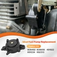 thumbnail image 2 of 808492 Fuel Pump with Filter and Oil Hose Compatible with Briggs and Stratton Kohler 17HP-25HP Kawasaki John Deere Cub Cadet Yamaha Golf Cart Lawn Mower Mikuni Fuel Pump Replace# 808656, 2 of 8
