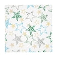 thumbnail image 5 of YFYANG Square Polyester Table Cloth, 60" x 60" Reusable Table Cover Kitchen Dining Room Vintage Cute Star Texture Decorative Tablecloths for Tables of 2-4 People, 5 of 8