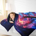 thumbnail image 4 of Homewish Ancient Dinosaur Full Size Comforter Sets,Cartoon Dino Bedding Comforter Set,Orange Blue Bedding Sets For Boys Teens,Breathable Home Decor Reversible,3 Pieces, 4 of 8