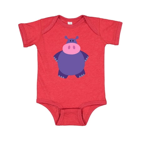 

Inktastic Cute Hippo Hippopotamus Gift Baby Boy or Baby Girl Bodysuit