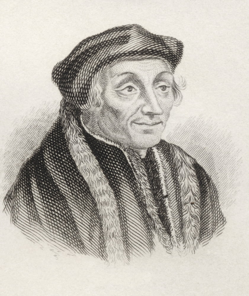 Desiderius Erasmus Roterodamus Aka Desiderius Erasmus Of Rotterdam Born Between 1466 And 1469 Died 1536 Dutch Renaissance Humanist And Catholic Christian Theologian From The Book Crabbes Historical Di