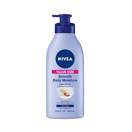 NIVEA Smooth Daily Moisture Body Lotion, 33.8 oz. (Best Lotion For Smooth Skin)