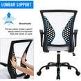 thumbnail image 2 of BestOffice Ergonomic Office Chair, Lumbar Support, Swivel Rolling for Women, Men(White), 2 of 7
