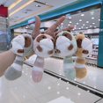 thumbnail image 2 of Muñeco de peluche de oso de cola extraña para niños, muñeco de peluche de mapache pequeño, bolso escolar, llavero colgante, muñeco Kawaii de 18CM, 1 unidad, 2 of 5