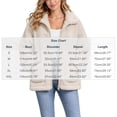 thumbnail image 2 of Nfurl Sherpa Jacket Womens Lightweight Collared Zip up Fleece Jackets with Pockets Cozy Casual Fall Jacket Trendy Teddy Coats Beige,L, 2 of 7