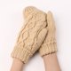 thumbnail image 2 of Guantes de otoño e invierno NQ de lana y terciopelo grueso para mujer, 2 of 3