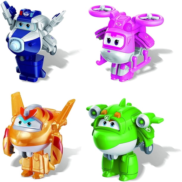 Minifiguras de acción Super Wings Transform-a-Bot Supercharged Paul