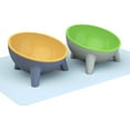 thumbnail image 1 of 10cm Self Watering Flower Pot With Wick Plastic Mini White Set Of 6, 1 of 5