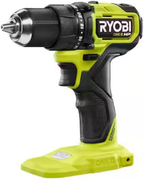 RYOBI ONE+ HP 18V Brushless Cordless Compact 1/2 in. Drill/Driver, Tool Only