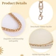 thumbnail image 3 of 21 Pcs Fashion Hat Chains Set, Multicolor Turquoise Faux Pearl Irregular Design Accessories, Women Trucker Hat Chains for Music Festivals Parties & Daily Wear, 3 of 5