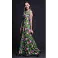 thumbnail image 3 of Bimba Robe Longue Maxi à Fleurs pour Femmes Col Rond Imprimé Robe de Soirée-TTTG, 3 of 6