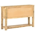 thumbnail image 3 of vidaXL Sideboard 120x30x76 cm Rough Mango Wood, 3 of 5