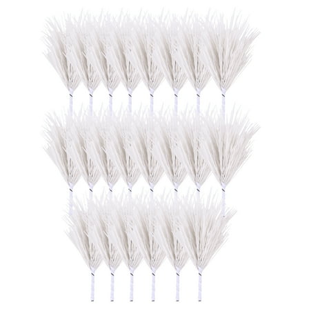 Mobestech Artificial Pine Pick Gar Accessories White 30Pcs Set