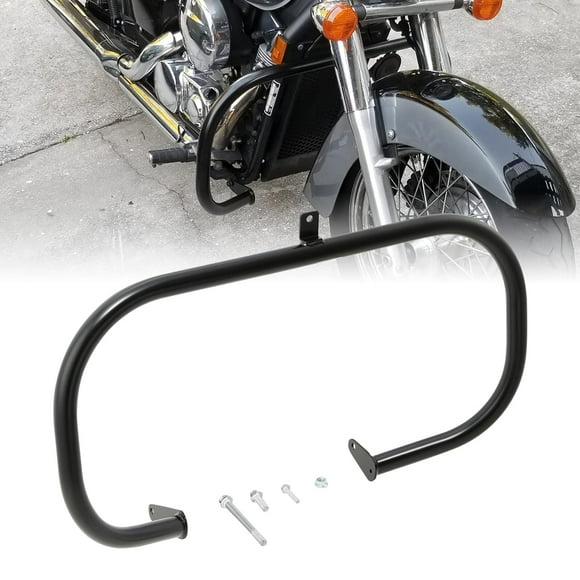 Moto XMT-MOTO Pièces 1.25 Pouces Protection Moteur Barre de Crash Autoroute Compatible avec Modèles Honda VT750 Shadow AERO 2004-2025, 2010-2025 VT750 Shadow Phantom, 2007-2014 VT750 Shadow Spirit C2 Arbre Drive, Noir