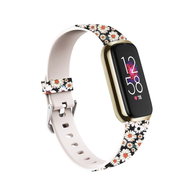 EGNMCR pour - Accessoires Floraux Imprimés à Motif Doux Bracelet de Montre de Remplacement