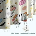 thumbnail image 6 of Halloween Cute Ghosts with Boo Shower Curtain 72"x72" ,Bathroom Decorative Shower Curtains Set with 12 Hooks,Modern Waterproof Washable Shower Curtain, 6 of 6