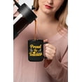 thumbnail image 2 of Proud to Be a Teacher, School Teacher's Day Appreciation, Black 15oz Ceramic Mug, 2 of 5