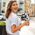 thumbnail image 2 of 40oz Cow Print Tumbler With Handle,High Cow Tumbler with Lid and Straw,Brown High Cow Print Stainless Steel Travel Mug Iced Coffee Cup-High Cow Gifts for Women, 2 of 7