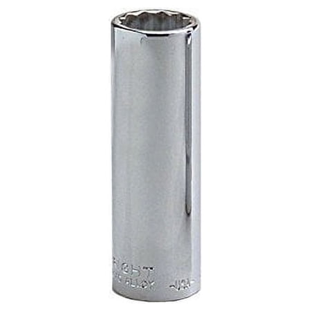 UPC: 0076799046222 | Wright Tool 1/2  Drive Deep Socket  11/16 in  12 Points – 1 EA (875-4622)