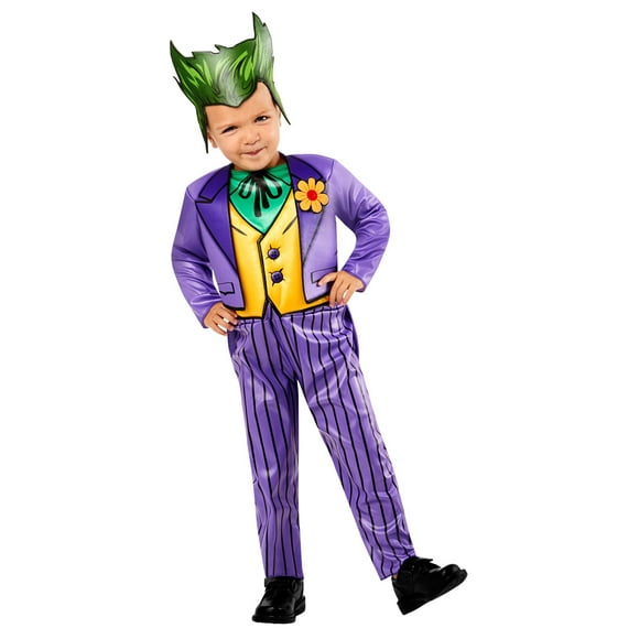 DC Comics Batman Joker Costume for Toddlers by Rubies, Boys