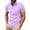 Purple T-Shirts for Men, variant on Mens Golf Shirts Casual Short Sleeve Button Collared T-Shirts Pullover Boys Solid Cotton-Blend Breathable Office Work Tees Tops