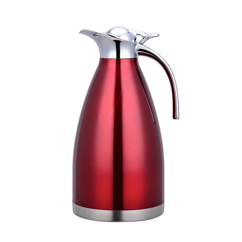 Multipurpose Water Bottle for Boiling Water/Tea/Coffee 1.5L Push‑Type Switch Double Walled Vacuum Thermos Stainless Steel Thermal Coffee Carafe 