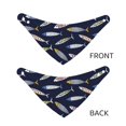 thumbnail image 3 of Gaeub Sardine Dog Bandana，Adjustable Dog Scarf，Handkerchief or Bib Dog Pet Apparel for Small, Medium and Large Dogs-Medium, 3 of 5