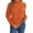 Orange, variant on Women's Sweater Chunky Knit Off Shoulder Long Sleeve Chunky Knitted Solid Fall Clothes Outfits