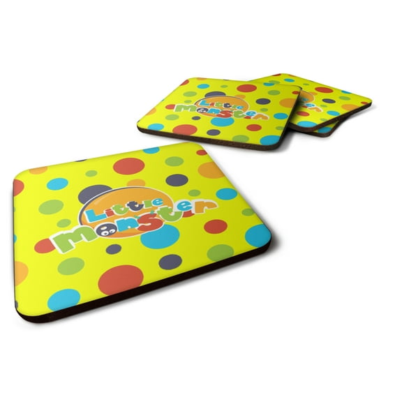 Little Monster Foam Coaster Set of 4