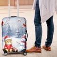 thumbnail image 4 of Hello Winter Persian Football Snowman Welcome Snowy Morning Travel Luggage Cover Cat Lover Kitten Owner Gifts Suitcase Dust Protective Decor - 01012, 4 of 5