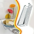 thumbnail image 3 of Cateissary Cesta de baño multifuncional, estante de almacenamiento Rectangular práctico y resistente para bañera Accesorios de baño, 3 of 6