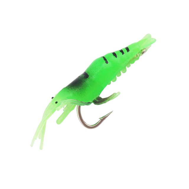 Shrimp Baits Set Fishing Bait 10Pcs Aritificial Shrimp Fishing Bait PVC With Hook Fishing Lures Shrimp For Fishing Enthusiasts Green ANGGREK Otros