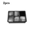 thumbnail image 3 of Molde para cubitos de hielo, 2 moldes para cubitos de hielo de silicona, bandeja para cubitos de hielo, molde para cubitos de hielo de cóctel, whisky, comida para bebés Vhermosa WL-00640, 3 of 5