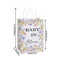 thumbnail image 2 of 20Pcs Baby Shower Party Favor Bags, Bloom Baby Gift Bag for Girls，Gender Reveal Gift Bag, Floral Paper Gifts Bag with Handle, 2 of 7