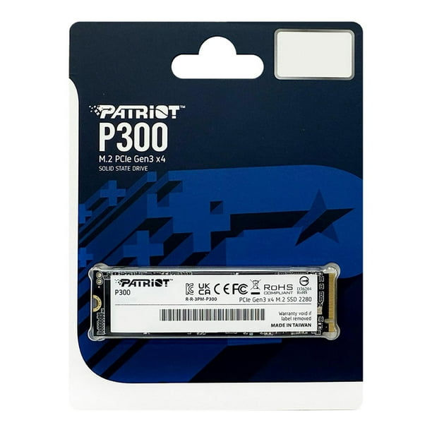 Unidad de Estado Solido SSD M.2 1TB Patriot P300 NVMe PCIe GEN3