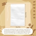 thumbnail image 2 of 50 Pcs No Mess Cold Brew Bags 6x10 inch Spice Bags Coffee Bag Disposable Filter Bag Brewing Fine Mesh Drawstring Pouches for Coffee Grounds Ice Tea Spice, 2 of 4