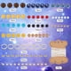 thumbnail image 2 of 1 caja de 300+ piezas DIY 10 juegos de pulseras del sistema solar Kit galaxia universo los nueve planetas guardianes cuentas de obsidiana pulsera collar cuentas de piedras preciosas naturales, 2 of 9