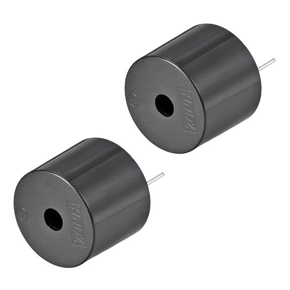 2Pcs DC 3-24V Active Electronic Buzzer Alarm Beeper Continuous Sound 80dB Speaker 2-Terminal