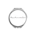 thumbnail image 1 of Quote Victory Won't Come To Me Unless I Go To It Hand Compact Mirror Round Portable Pocket Glass, 1 of 3