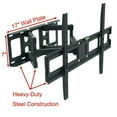 thumbnail image 2 of Full Motion TV Wall Mount Tilt Swivel For 32 36 37 40 42 47 50 55 60 65 70" VESA, 2 of 8