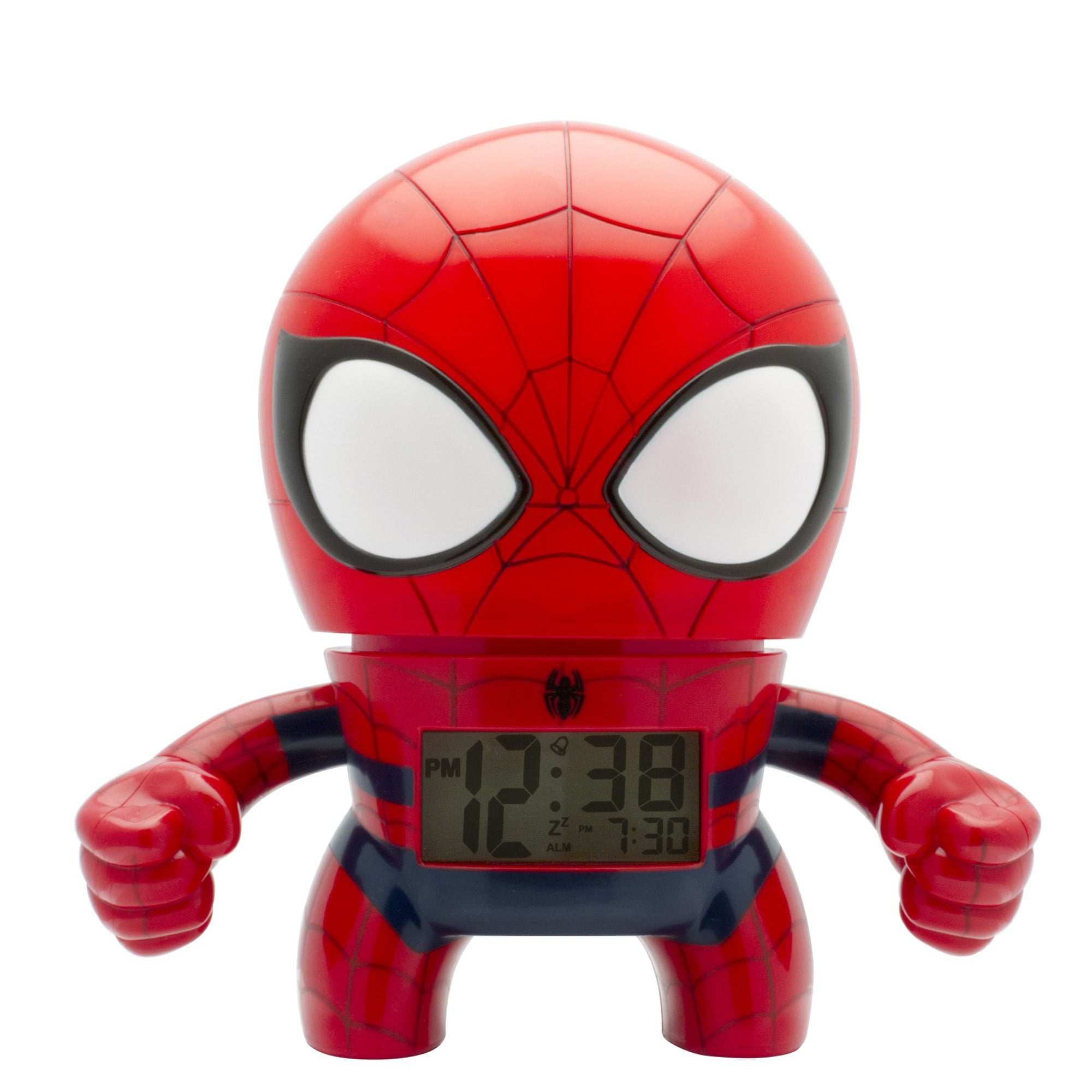 BulbBotz Marvel 2020039 Spiderman 7.5" Alarm Clock