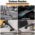 thumbnail image 3 of IKLESTAR Cordless Vacuum, Compatible with Dewalt 20V Battery, 2 Hepa Filters & 4 Nozzles for Car, Floor, Carpet (Battery Not Included), 3 of 8