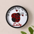 thumbnail image 5 of CafePress - A Lady - 10" Quartz Analog Battery-Powered Modern Wall Clock, Unique, 5 of 5