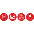 thumbnail image 2 of Darling Souvenir chocolate Candy Labels Quinceanera 16 Birthday Stickers 190 Pcs DIY-Red, 2 of 2