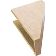 thumbnail image 6 of 6"W x 12"D x 18"H Classic Concord Rough Cedar Woodgrain TimberThane Corbel, Primed Tan, 6 of 6