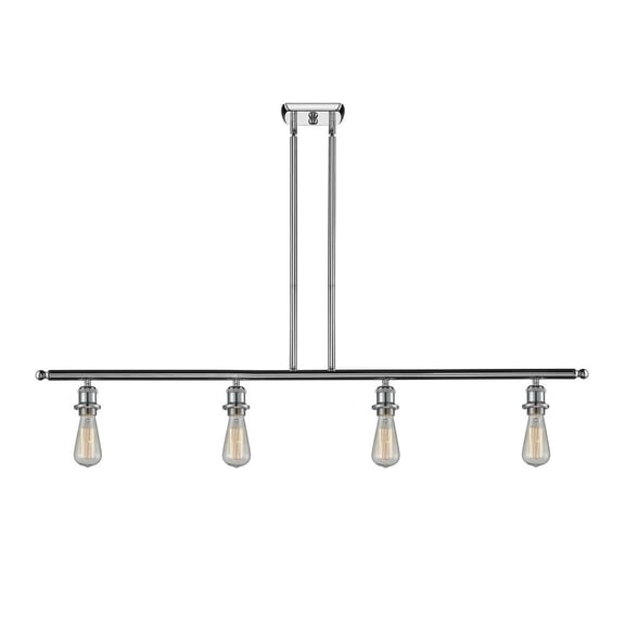 Innovations 516-4I-PC-LED Bare Bulb 3 Light Island Light part of the Ballston Collection, Polished Chrome